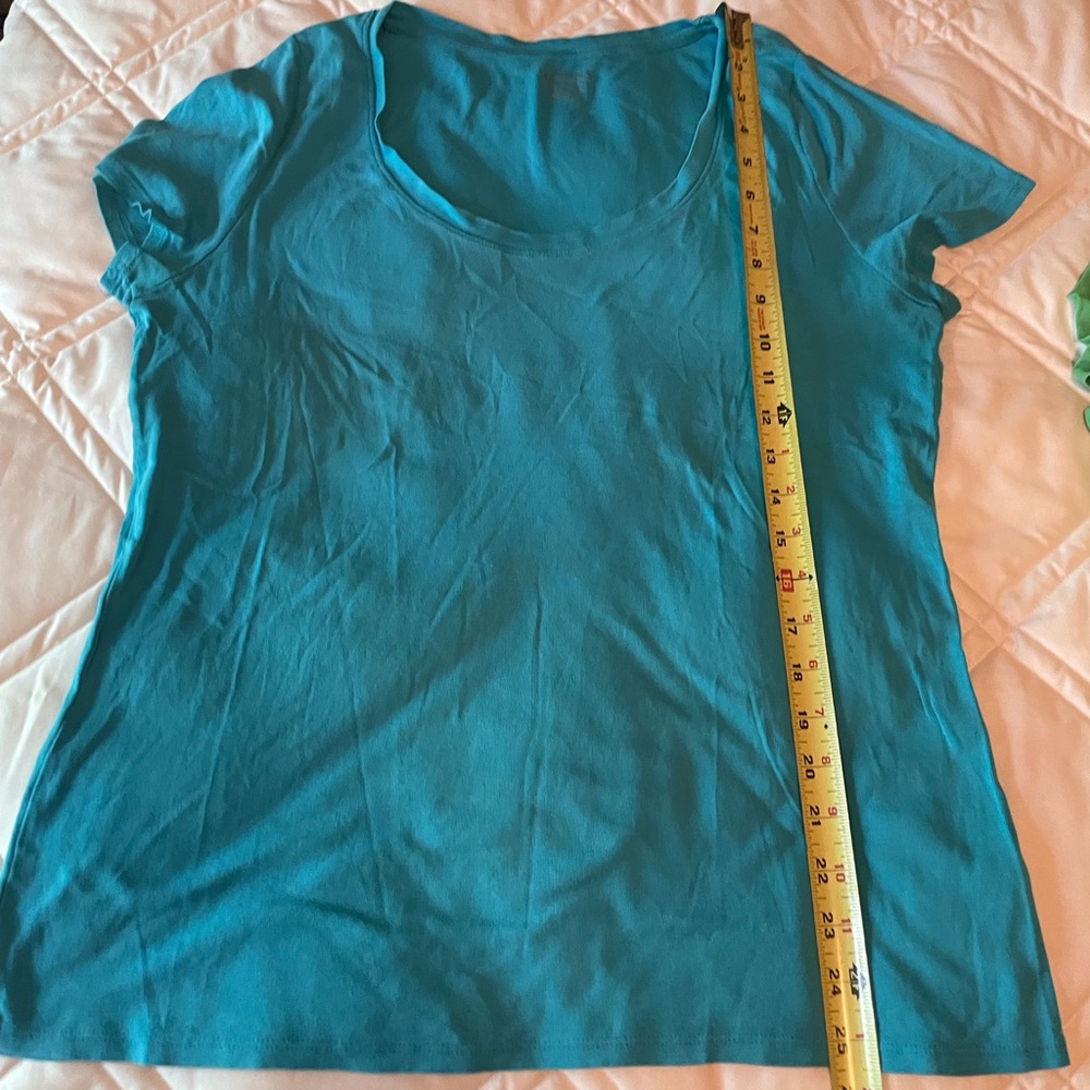 Aqua Cotton Short Sleeve T-shirt